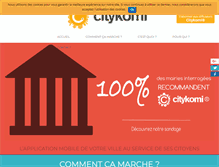Tablet Screenshot of citykomi.com